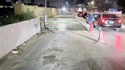 الإثنين المقبل.. الانتهاء من إصلاح طريق بشارع أم كلثوم وعودة الحركة المرورية