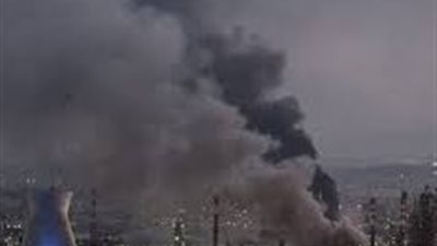 حريق في غزة.. 9 فرق إنقاذ تحركت لإخماد النيران المشتعلة بمدينة حيفا بإسرائيل