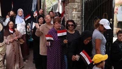 اللجان الانتخابية بالتجمع الخامس تشهد إقبالاً كثيفاً من المواطنين للمشاركة في الانتخابات البرلمانية 2025