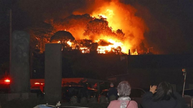 حريق اليابان