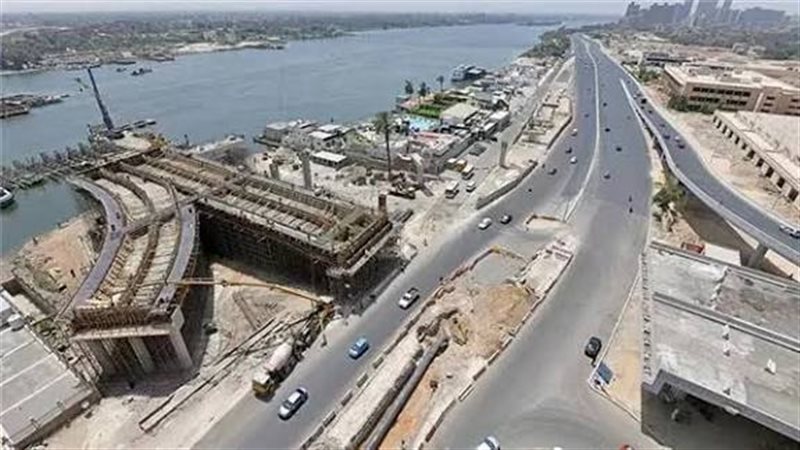 غلق كوبري شمال طره