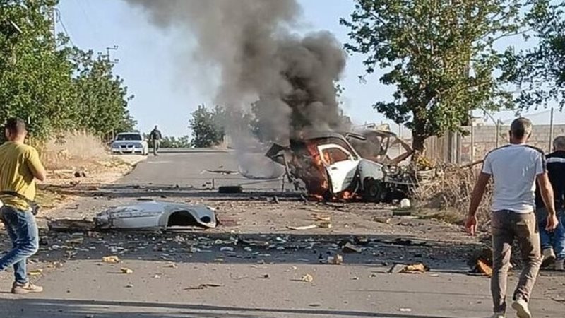 السيارة المستهدفة