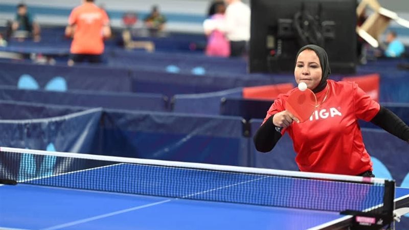 اثناء مشاركة البطلة