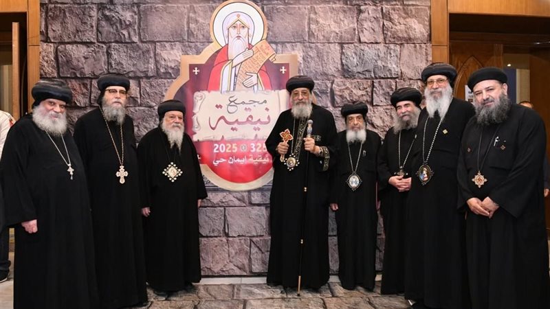 قداسة البابا أثناء