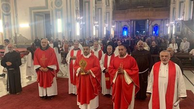 الكنيسة اللاتينية تحتفل بمرور 175عاما علي تدشين كاتدرائية سانت كاترين بالإسكندرية 