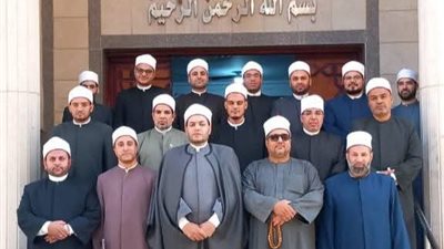 مدير أوقاف شمال سيناء يستقبل القافلة الدعوية المشتركة القادمة لمساجد المحافظة
