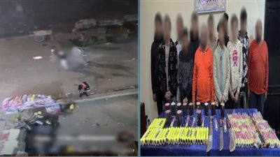 حبس 11 متهمًا بتهمة التشاجر وإطلاق ألعاب نارية بالشارع في بولاق الدكرور
