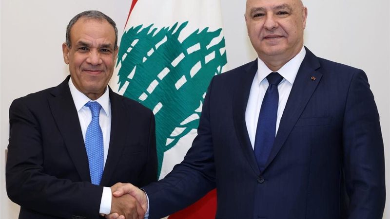 وزير الخارجة مع الرئيس