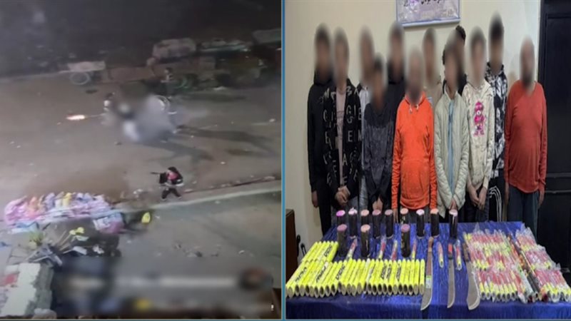 المتهمين والمضبوطات