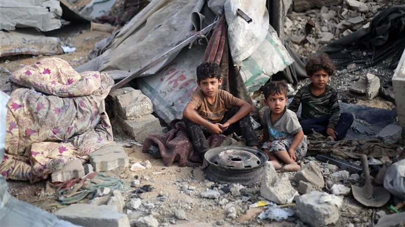 أطفال غزة تحت وطأة