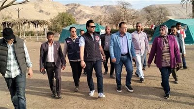 تجهيزات نهائية للمستشفى الميداني بسوهاج لمواجهة الأزمات والكوارث 