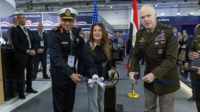 افتتاح الجناح الأمريكى في معرض إيديكس الدولي