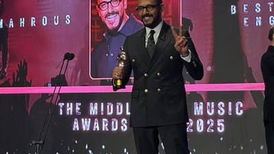 هاني محروس يفوز بجائزة أفضل مهندس صوت بالشرق الأوسط لعام 2025