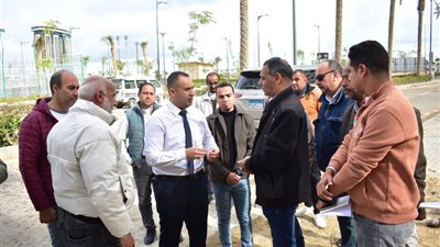 نائب رئيس قطاع التنمية والإنشاءات يستكمل جولته التفقدية بمدينة العلمين الجديدة