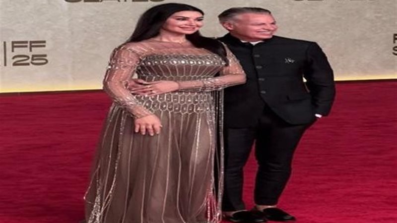 أروى جودة وزوجها