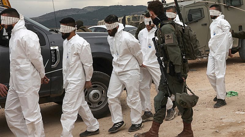 سجناء فلسطينيين لدى