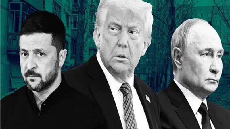 ترامب وبوتين وزيلينسكي