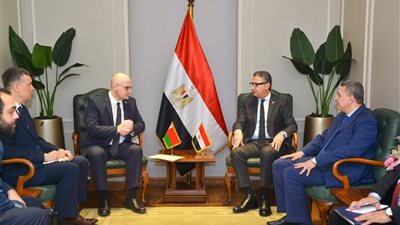 اجتماع وزير التموين وسفير بيلاروسيا بالقاهرة لتعزيز مجالات الأمن الغذائي والتجارة