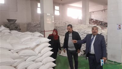 ضبط 108 طن مواد غذائية وطن ملح بدون مستندات ومجهولة المصدر بالمنوفية 