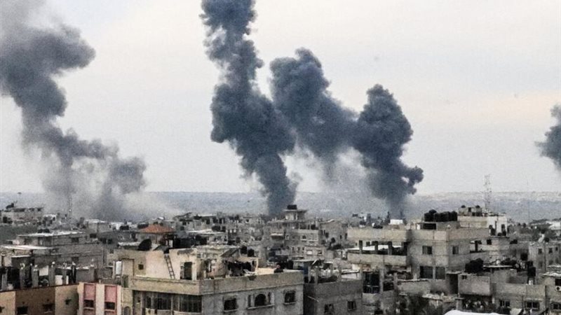 قطاع غزة تحت القصف