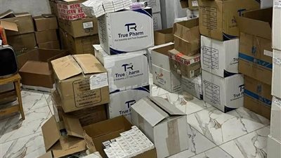 ضبط كميات من الأدوية مجهولة المصدر بمخزن غير مرخص بسوهاج