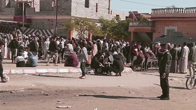 أهالى شمال سيناء يتوافدون على لجان الاقتراع للتصويت في انتخابات مجلس النواب