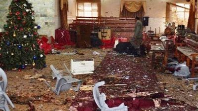 مصرع 8 أشخاص وإصابة 44 في هجوم انتحاري علي كنيسة بباكستان 