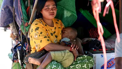 نصف مليون نازح في كمبوديا بسبب الاشتباكات الحدودية مع تايلند