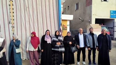 توافد الناخبين على لجان كفر شكر بالقليوبية في أول أيام إعادة المرحلة الثانية للانتخابات