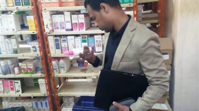 ضبط 38 صنف دوائى مخالف للمعايير بالصيدليات ومخازن الأدوية في أسوان