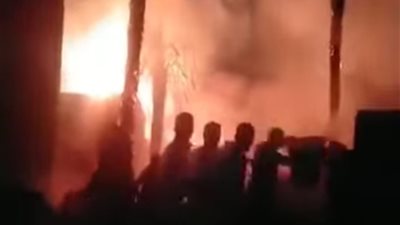 حريق بعدد من المنازل بقرية ساقية المنقدى بمحافظة المنوفية ( تفاصيل ) 