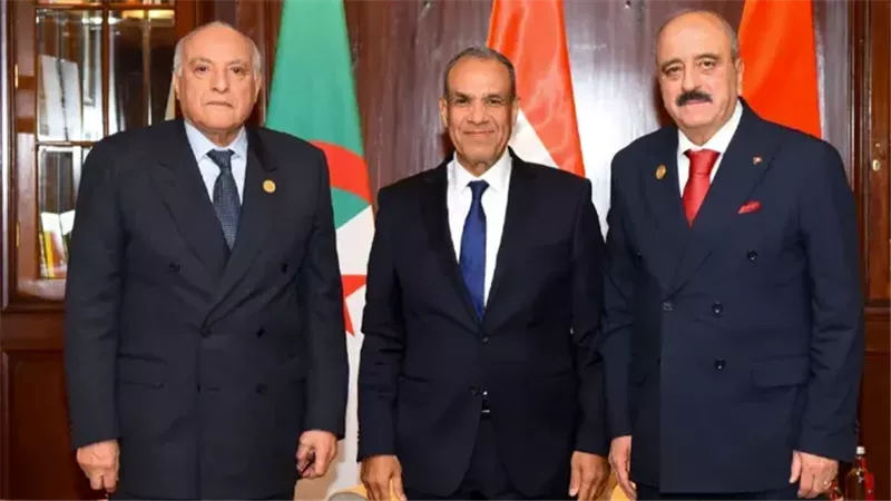 وزراء خارجة مصر والجزائر