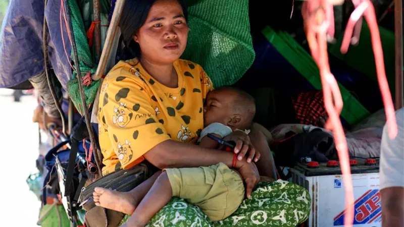 نازحون كمبوديون 