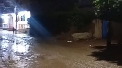 تساقط أمطار غزيرة على كفر الشيخ والأرصاد الجوية تحذر المواطنين
