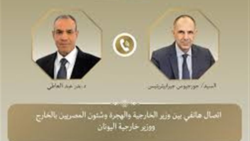 بدر عبد العاطي ونظيره