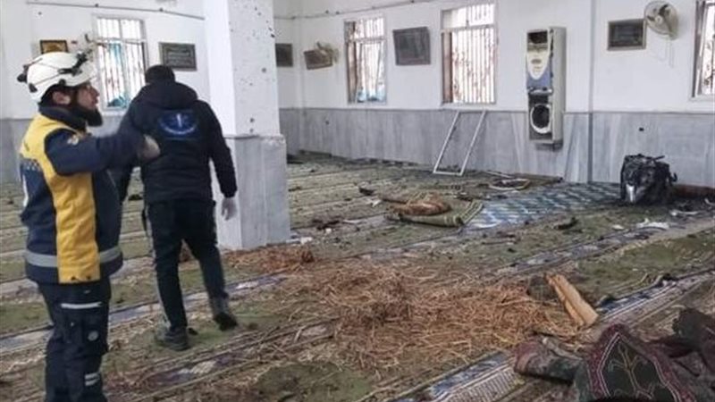 تفجير المسجد في حمص