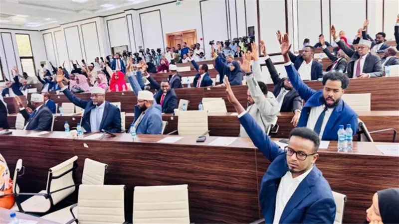 تصويت البرلمان الصومالي