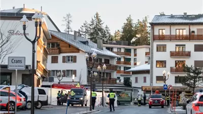 سويسرا: عشرات القتلى والجرحى في حريق بمنتجع تزلج شهير