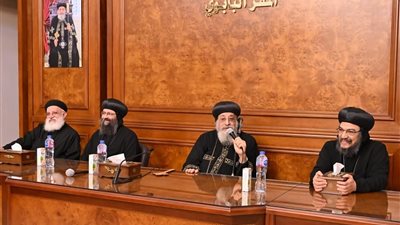 البابا تواضروس يستقبل مجموعة من كنائس نيويورك بالإسكندرية 