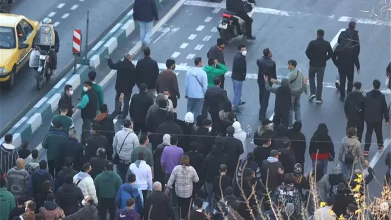 جانب من الاحتجاجات