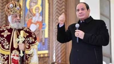 الرئيس السيسي يهنئ أقباط مصر والمهجر بعيد الميلاد المجيد 