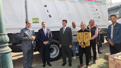 ​المنوفية: سيارات جديدة لرفع كفاءة منظومة النظافة في المحافظة