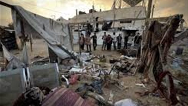 خيام النازحين مع