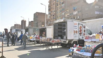 وزارة التموين.. افتتاح سوق اليوم الواحد بمنطقة إمبابة بمحافظة الجيزة