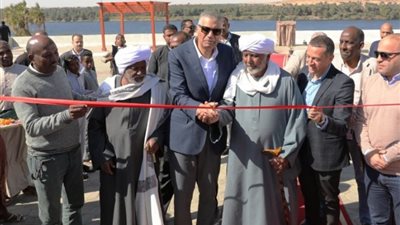 افتتاح مشروع الممشى السياحي بكورنيش النيل الجديد بقرية