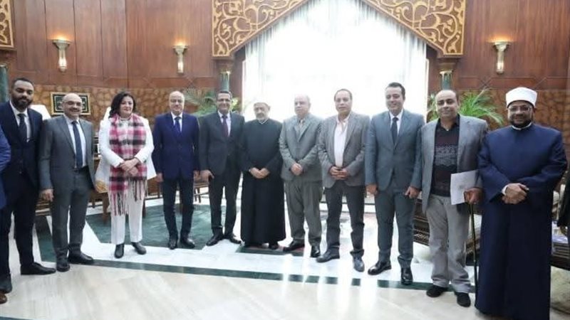 وفد نقابة الصحفيين