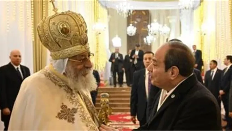الرئيس السيسي - البابا