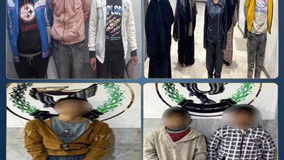 ضبط 5 رجال و8 سيدات لقيامهم بإستغلال الأطفال في أعمال التسول 