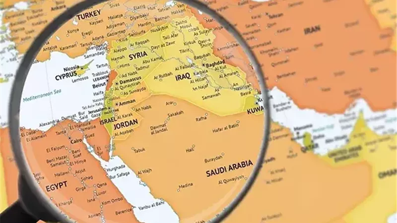 الشرق الأوسط تحت