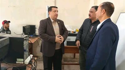 الشطورى يتفقد فعاليات الدورة التدريبية الأولى فى علوم الحاسب الآلى